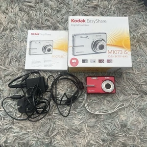 Kodak Easyshare M1073 IS Digital Camera 10.2MP Tested & Charger Battery Red - Picture 1 of 11