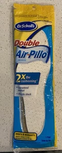 NEW Dr. Scholls Air Pillo Insoles Unisex Men 7-13  Women 5-10  Cooling Vents - Picture 1 of 7
