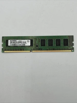Elpida EBJ10UE8BAFA-AE-E 1Rx8 PC3-8500U-7-10-AP 1 GB de memoria RAM DDR3-1066Mhz Foto 1 de 3