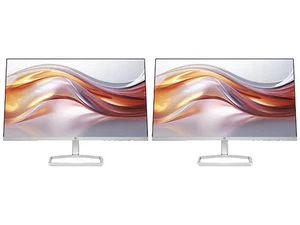 Dual HP Series 5 23.8 inch FHD Monitor Bundle 23.8" FHD (1920 x 1080) 48-100 Hz - Picture 1 of 2