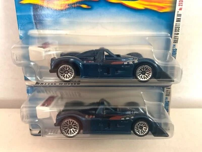 Hot Wheels RILEY & SCOTT - ¡2 variaciones! 1ª edición 039 2001 - ASW y rueda trasera grande Foto 1 de 4