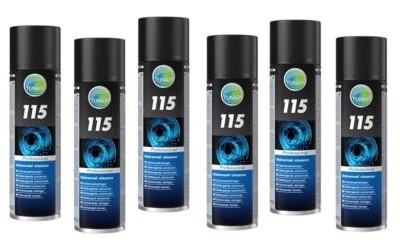 TUNAP 115 PULITORE FRENI DISCHI FRIZIONE OLIO UNIVERSALE SPRAY 500 ML 6 PEZZI - Immagine 1 di 4