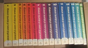 PEACEFUL USES OF ATOMIC ENERGY -- Complete 15-Volume Set -- UN & IAEA, 1971 - Picture 1 of 10