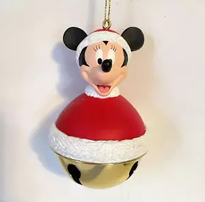 Disney Mickey Mouse Santa Large Jingle Bell Christmas Ornament - Picture 1 of 7