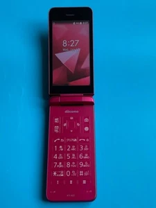 KYOCERA DIGNO Keitai KY-42C Android Flip Phone Unlocked Red From Japan - Picture 1 of 20