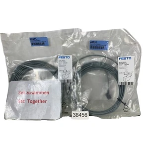 LOTTO contenuto 2 pz! FESTO NEBV-Z4WA2L-R-E-5-N-LE2-S1 8047680 Cavo di collegamento JO - Foto 1 di 5