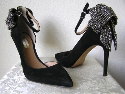 INC International Concepts - D'Orsay Tacones KAISON Negro Gamuza 8.5M Foto 1 de 4