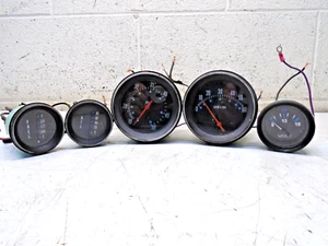 W4 Marine Boat Gauges MPH RPM Oil Volts Fuel - Set of 5 - Bild 1 von 9