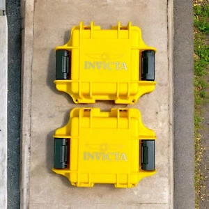 2 Invicta One (1) Slot YELLOW Waterproof Dive Case - Picture 1 of 9