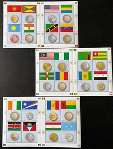 United Nations 2013 Flags and coins Sheets From All 3 Offices - Picture 1 of 1