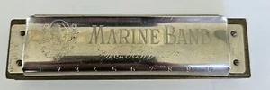 M Hohner Marine Band Harmonica Key Made in Germany #1896 A440 - Picture 1 of 9