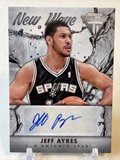 2013-14 Panini Titanium Jeff Ayres New Wave Signatures #8 Auto Spurs