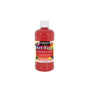 4oz Sargent Art (Art Time) Tempera Paint (Red) - Picture 1 of 2