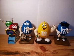 Vintage M&M Candy Dispensers Peanut 10" Tall Mars Incorporated ~~LOT OF 4~~ - Picture 1 of 12