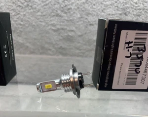 H7 LED 3570 Headlight Bulb High or Low Beam 6500K Super White 20000LM Lights 2x - Picture 1 of 7