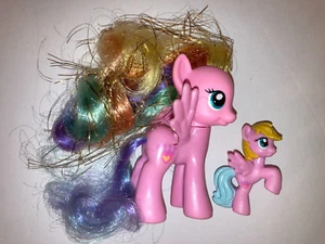 My Little Pony 3" HTF Ploomette tinsel hair MLP G4 + blind bag - Picture 1 of 4