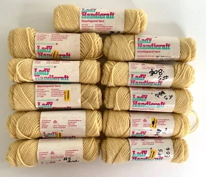 NOS Lot of 11 Skeins Lady Handicraft Needlepoint Yarn MARIGOLD Wool 40 Yd Each - Picture 1 of 4