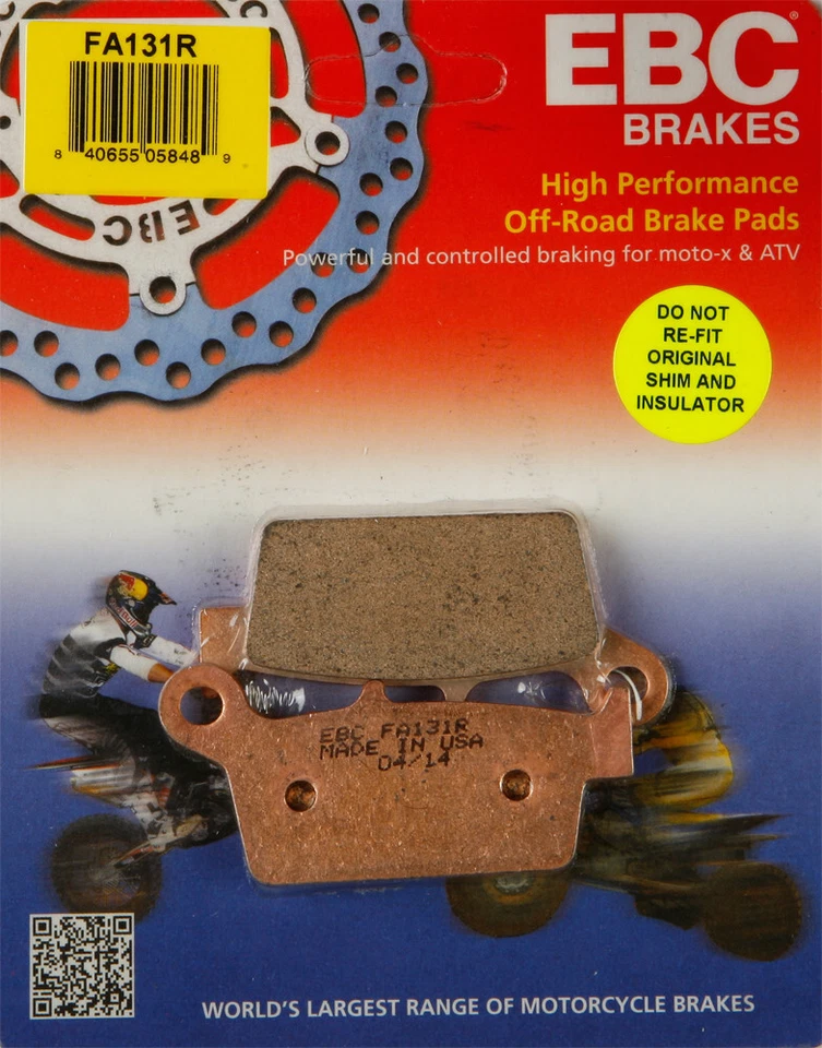 EBC 2007 450 Motard ATK BRAKE PADS FA131R - Image 1 of 1