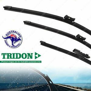 Tridon Front+Rear Windscreen Wiper Blades for Volkswagen Golf V VI