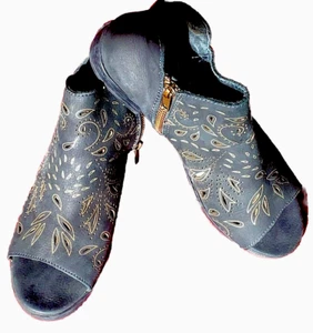 Botines Coolway Para Mujer Talla 6 Gris Gamuza Cuero Recorte Punta Abierta Tobillo España Nuevos - Imagen 1 de 12