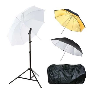 Flash Umbrella Holder Bracket Mount Stand Kit Photo Studio Lighting Photography - Picture 1 of 12
