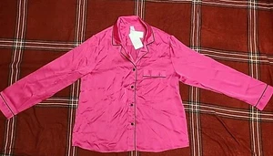 Star Above Women's Long Sleeve Pajama Top, Pink, Size Medium - Picture 1 of 2