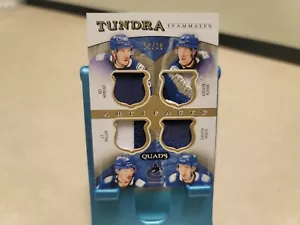 2022-23 UD Artifacts Tundra Teammates GOLD /10 Horvat Boeser Miller Hughes T8645 - Picture 1 of 6