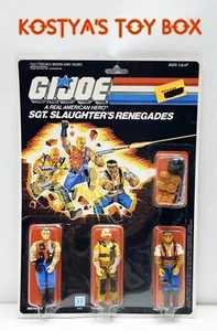 GI Joe Slaughters Renegades 1987 MOC MOSC New Factory Sealed Action Figure Set - Picture 1 of 12