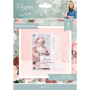 Crafter's Companion Sara Signature SNOWFLAKE AND SWIRLS - EDGE'ABLE 1.6" X 6.1" - Picture 1 of 2