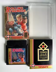 Rolling Thunder (Nintendo NES 1989) Caja, Juego, Funda Protectora Tengen - Imagen 1 de 4