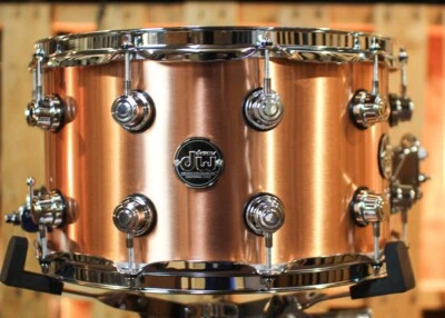 DW 8x14 Performance Copper Snare Drum - DRPM0814SSCP - Image 1 of 4