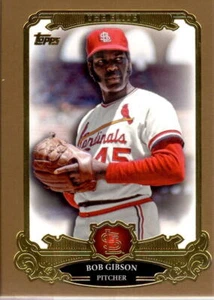 2013 Topps The Elite Gold Parallel #TE12 Bob Gibson #/99 AF8951 - Picture 1 of 1