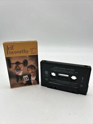 Party All Night [Single] by Jeff Foxworthy (Cassette, Jun-1995, Warner Bros.) - Image 1 of 4