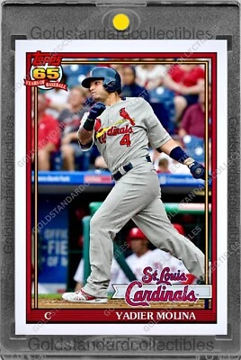 Yadier Molina RARE TOPPS INVESTMENT CARD SSP CARDINALS HALL OF FAME ROY MINT - Image 1 of 2