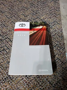 Toyota Highlander 2018 manual del propietario OM0E031U - Imagen 1 de 2