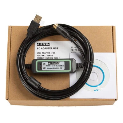 GT10-RS2TUSB-5S for Mitsubishi GT1020/1030 Series Touch Screen Programming Cable - Image 1 of 4