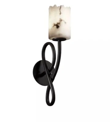 Justice Design FAL-8911-12-DBRZ LumenAria Capellini Glass, Dark Bronze Finish - Image 1 of 2