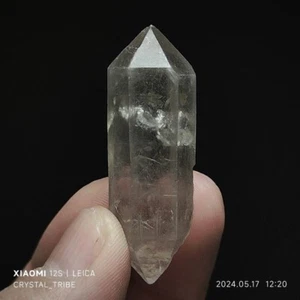 17g Natural Clear Skeletal Crystal Quartz Double Terminating Healing 4579 - Picture 1 of 18