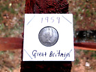 1959 Queen Elizabeth Six Pence Coin Old Rare British Coins Money Moneda 6 World