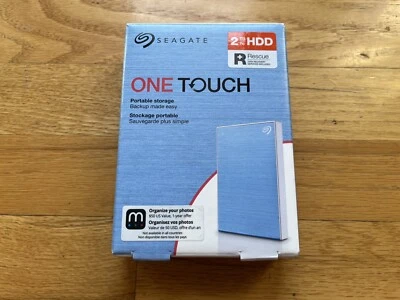 Seagate One Touch 2TB External Hard Drive Slim Portable HDD USB 3.0 / USB 2.0 - Image 1 of 3