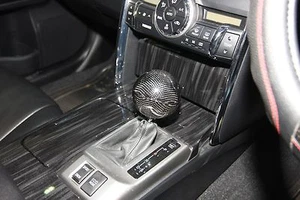 Carbon fiber ball Knob Gear Shift Head Shifter fit Toyota 2011-2012 Mark X Reiz - Picture 1 of 4