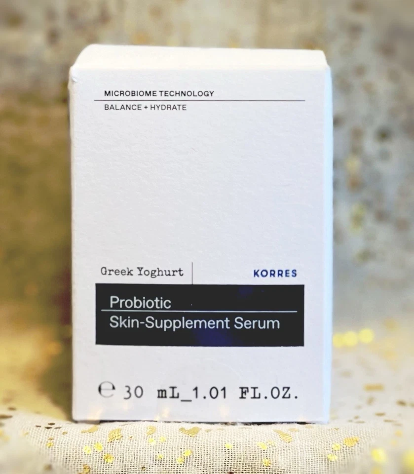 KORRES~Greek Yoghurt~Probiotic Skin-Supplement Serum~30ml/1.01 fl oz~Full Sz~NIB - Image 1 of 1