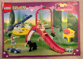 Vintage Lego Belville set 5870 - Pretty Playland; Complete w manual - no box