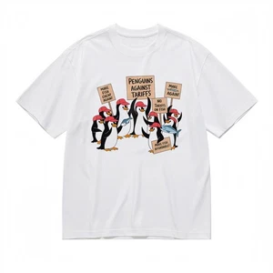 Camiseta clásica transpirable de moda para hombre linda para pájaros sosteniendo tableros de mensajes camiseta - Imagen 1 de 6