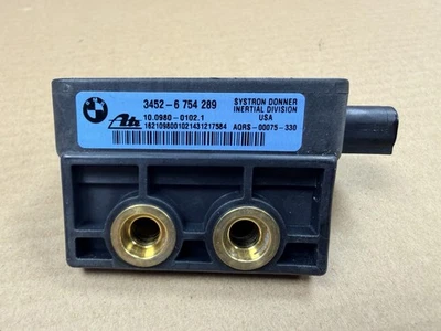 BMW E46 Z3 M3 2001 2000 guiñada sensor de velocidad dsc abs 34526754289 etiqueta azul OEM Foto 1 de 4