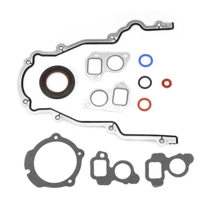 Timing Chain Cover With Water Pump Gaskets & Main Seal For GM LS1 4.8 5.3 5.7L - Picture 1 of 11