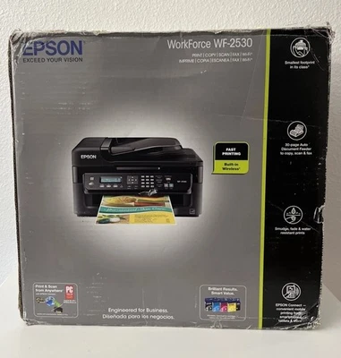 Epson WorkForce WF-2530 All-In-One Inkjet Printer PLEASE READ DESCRIPTION - Image 1 of 4
