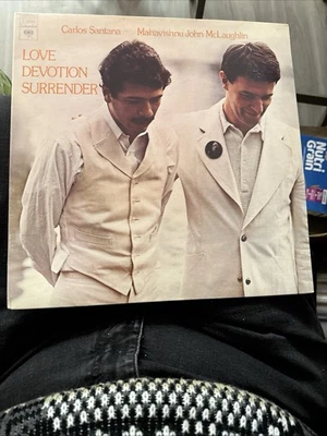 Carlos Santana Hahavishnu John McLaughlin Love Devotion Surrender Vinyl LP - Image 1 of 4