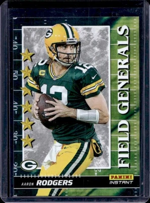 2021 Panini Instant Field Generals Aaron Rodgers #FG12 Packers - Image 1 of 2