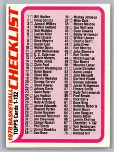 1978-79 Topps - Checklist #67 Unmarked - EX-NM *TEXCARDS* - Bild 1 von 1